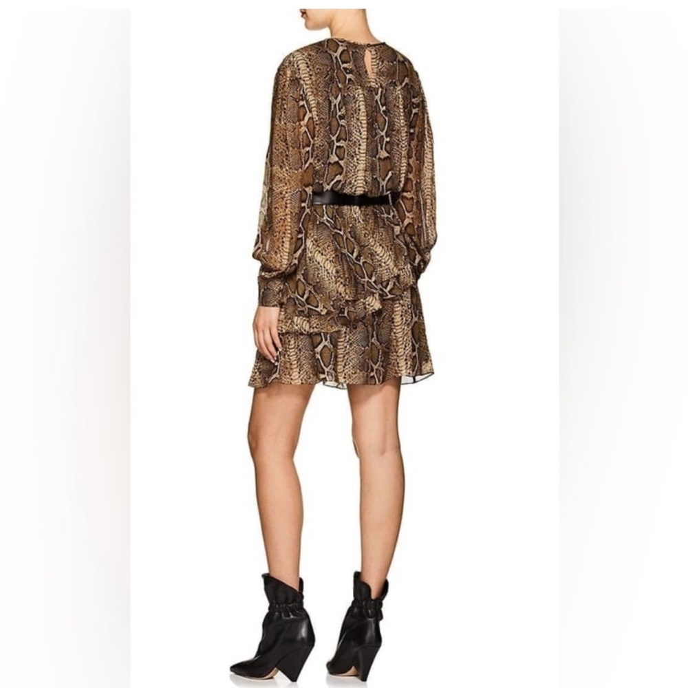 Isabel Marant Python Ruffle Dress Nwot - image 4